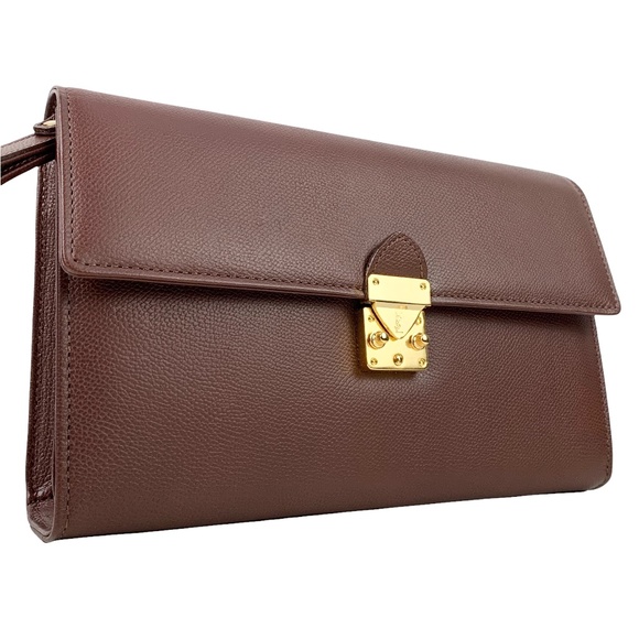 Yves Saint Laurent Handbags - YSL *Unused* Vintage Leather Clutch